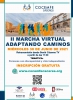 Cartel de la  II MARCHA VIRTUAL "ADAPTANDO CAMINOS"